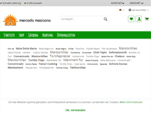 Tablet Screenshot of mercadomexicano.de